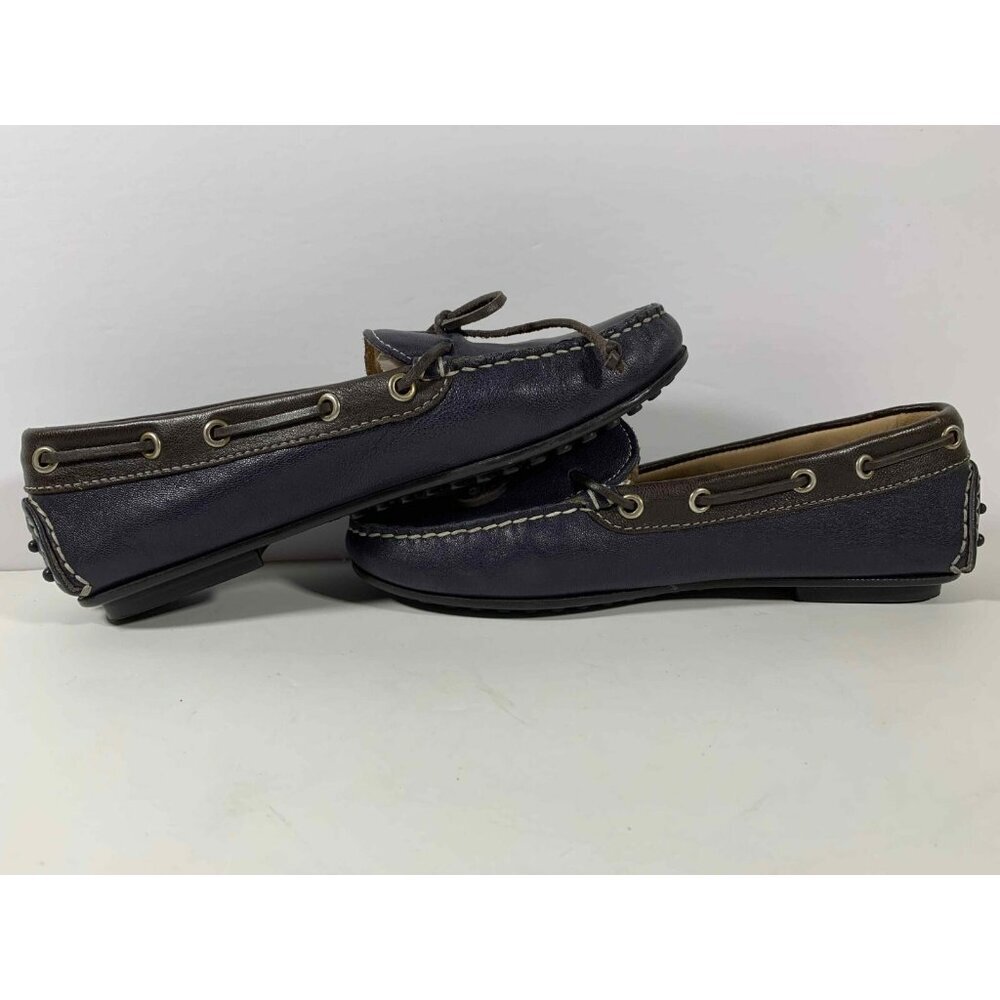 ECCO Women's Kaylor Moccasin - Blue Black/Brown - 36 - US 6/6.5